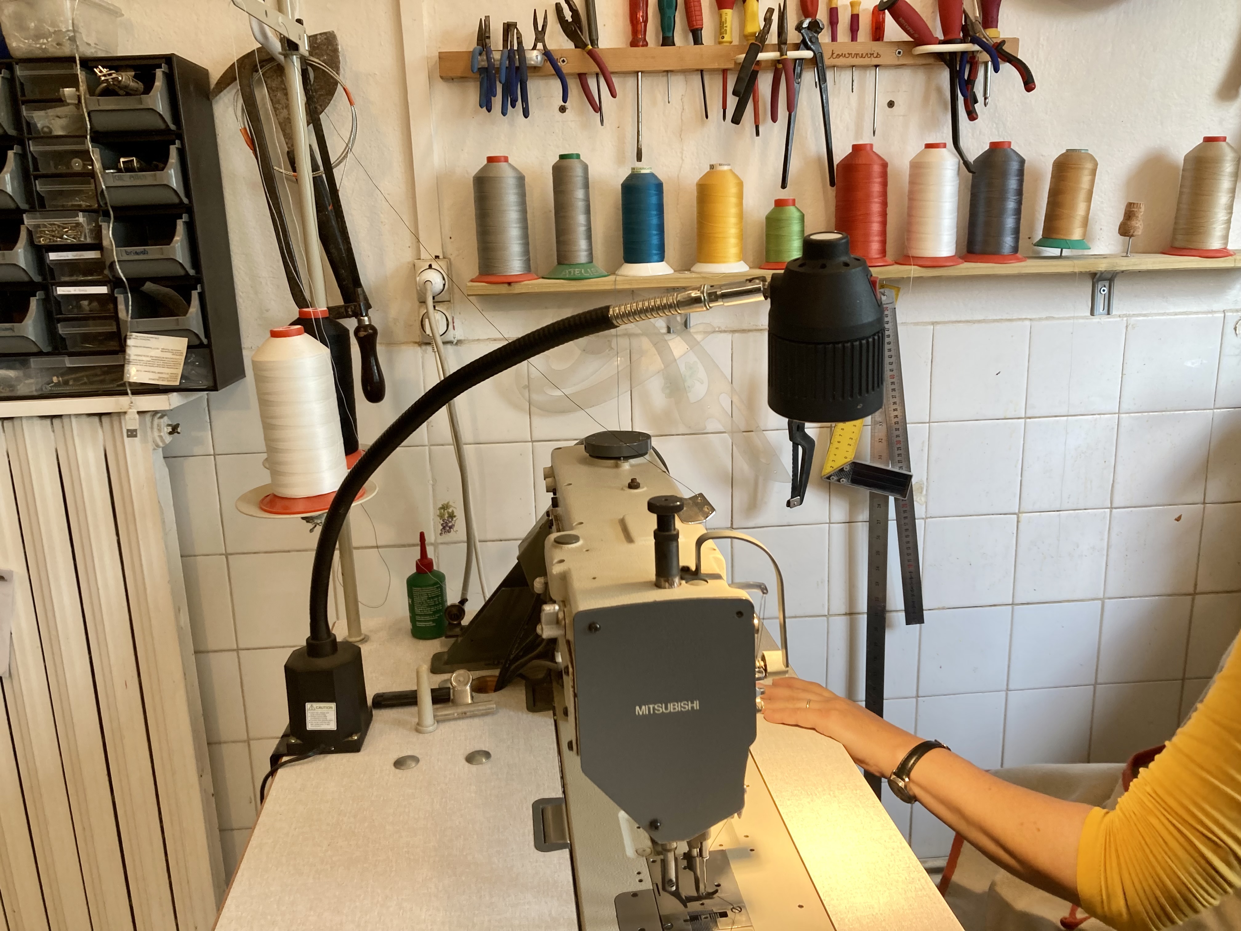 Atelier - Détail couture